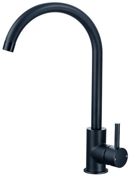 Kessler Stick Matte Black Sink Mixer Faucet