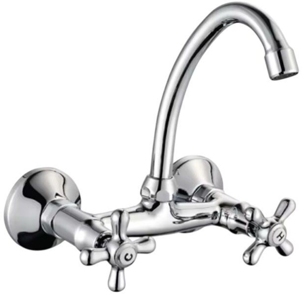 DS Kitchen double handle Kitchen Mixer Faucet