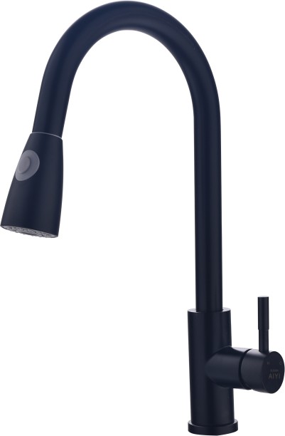 AIYI AY406-054 Matte Black Pull Down Sprayer Kitchen Sink Tap Kitchen Mixer Faucet