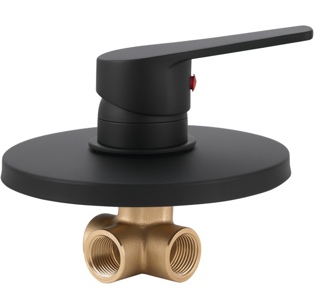 AIYI Matte Black Shower Mixer AY406-056 Wall Mixer Faucet