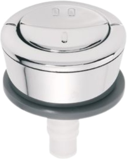 WIRQUIN Chrome Plated Dual Top Flush Button Flush Valve Faucet
