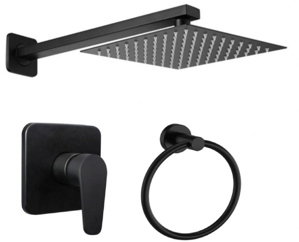 ACE Combo Shower Mixer,Shower Arm 40cm,Shower Hear 10" and Towel Ring Set Mixer Faucet