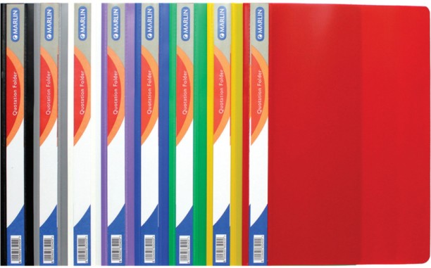 Marlin Plastic Quotation Folder
