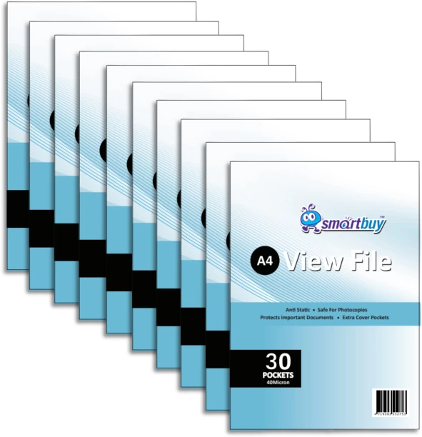 Smartbuy PVC A4 View File 30 Pocket