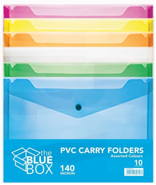 Blue Box 0 A4 Carry Folders