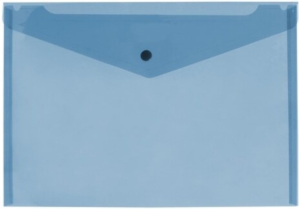 Document wallet PVC WALLET STUD CLOSE TRANSPARENT