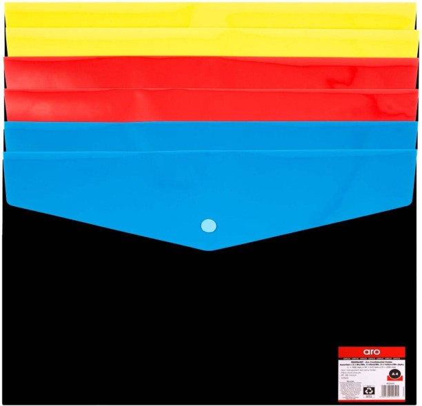 Aro Plastic Envelope File Folder