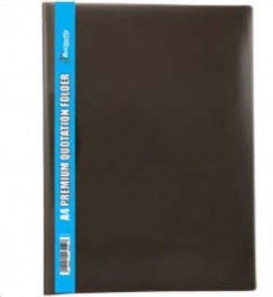 Lion Brand Plastic Report Folder (Black)