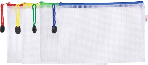Deli PVC A5 Plastic Zip Lock