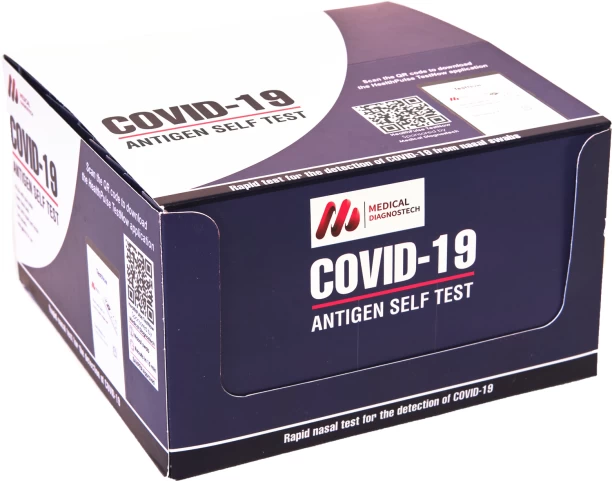 MD COVID-19 Antigen Self-Test Kit – Fast, Reliable Results in 15 Minutes! First Aid Kit