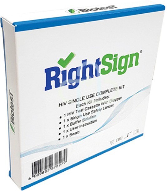RIGHT SIGN HIV RAPID TEST (SINGLE) 1 First Aid Kit