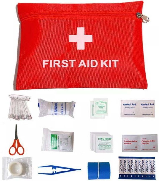 Herqona Emergency First Aid Kit Pouch Outdoor Survival Kit First Aid Kit