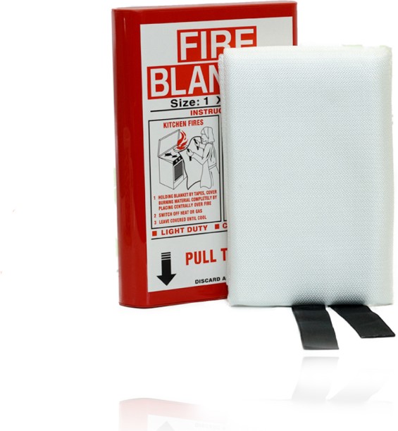Shaya Fire Fire Blanket 1*1m In Plastic case First Aid Kit
