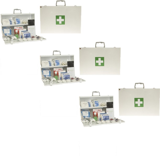 Firstaider (X3) Office Regulation 7 (In Metal Box) First Aid Kit