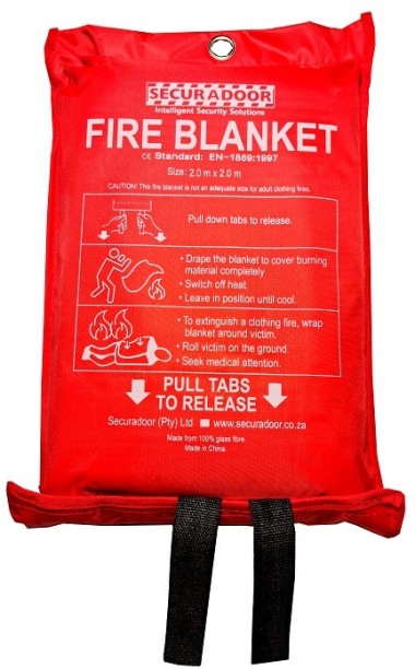 Securadoor Fire Blanket 2m x 2m DWLHYRG34JWDVJ79 First Aid Kit