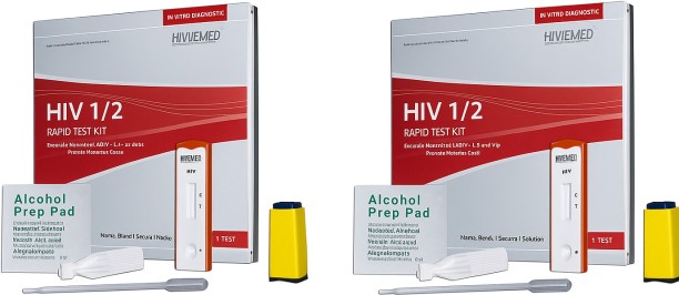 Homemed HIV 1/2 Single Test Kit x 2 First Aid Kit