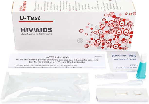 U-Test HIV / AIDS RAPID TEST 1 First Aid Kit