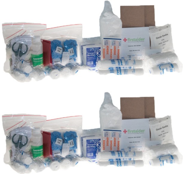 Burnshield (X2) Office Regulation 3 Refill Large (5-50 Persons) First Aid Kit