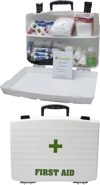 Firstaider Regulation 7 (5-50 Persons) in White Plastic Box First Aid Kit