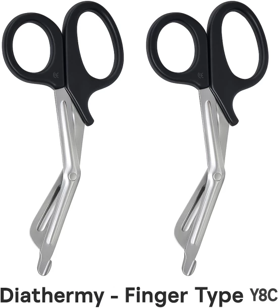 Better Buys Universal Emergency Medical Rescue Scissors - 19cm - Black First Aid Kit