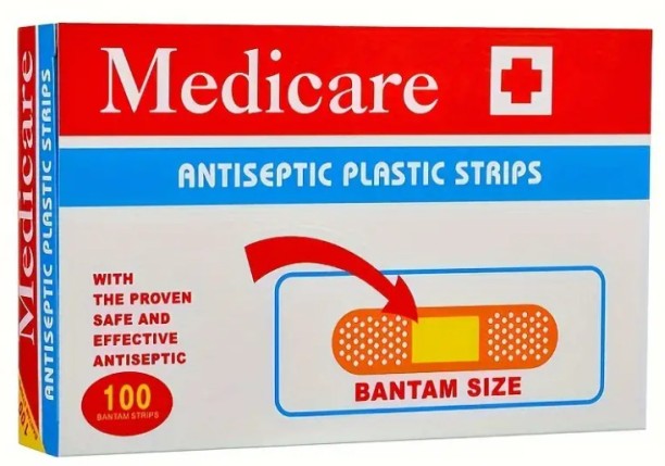 better shop 100-Pack Non-Woven Plasters – Antibacterial, Breathable First Aid Strips for Minor Cuts First Aid Kit