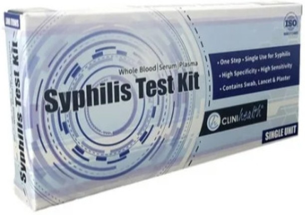 CliniHealth Syphilis Compact Test Kit First Aid Kit