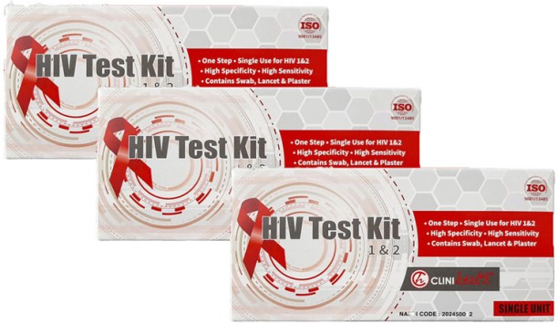 Firstaider (X3) H.I.V Compact Test KIT First Aid Kit
