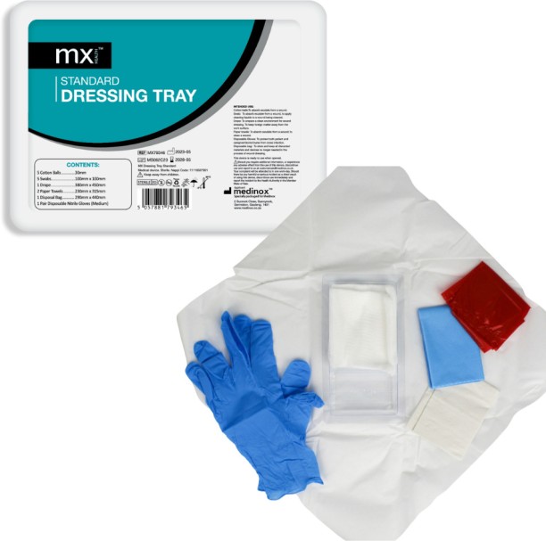 MX M436 Dressing Tray 4 packs First Aid Kit