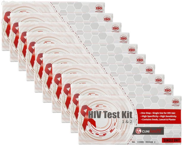 Firstaider (X10) H.I.V Compact Test KIT First Aid Kit