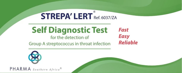 PHARMA Southern Africa STREPA'LERT Self Diagnostic Test First Aid Kit