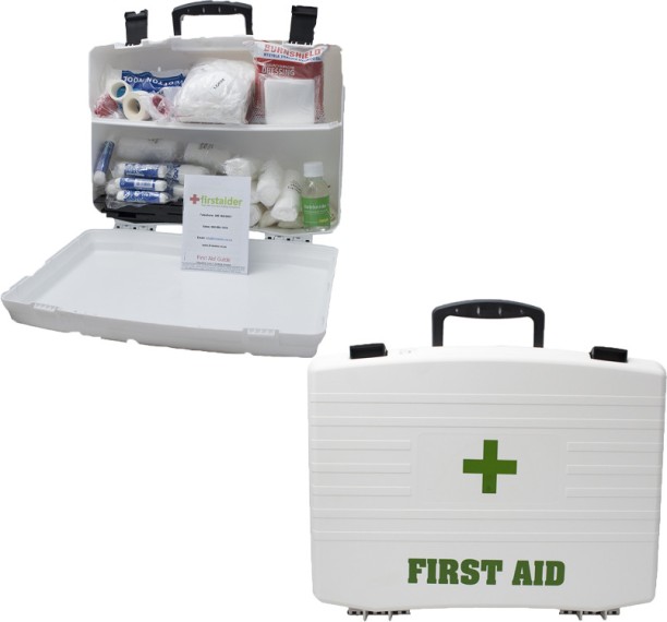 Firstaider Regulation 3 (5-50 Persons) in White Plastic Box First Aid Kit