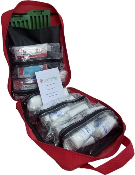 Firstaider Regulation 3 (5X) (Back Strap) Grab Bag First Aid Kit