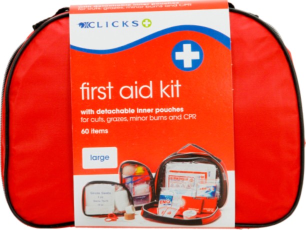 Clicks With Detachable Inner Pouches First Aid Kit