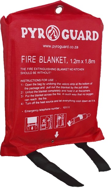 pyr Fire Blanket 1.2*1.8m In Fabric case First Aid Kit