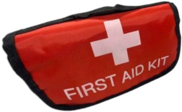 FAS First Aid Kit Folding Red Bag First Aid Kit