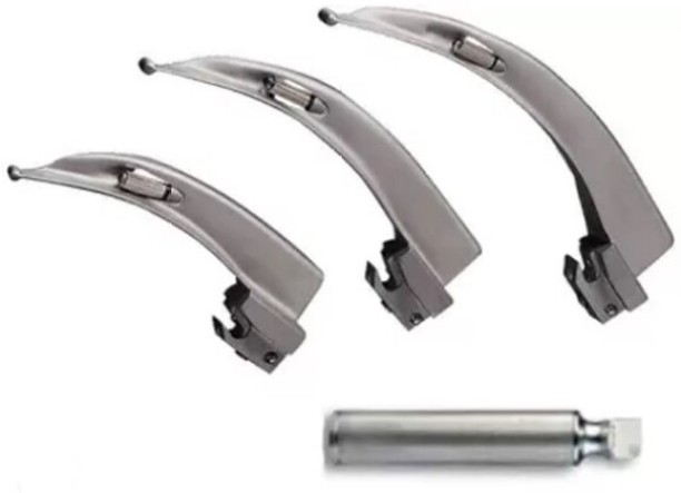 Better Buys Laryngoscope Set 3 Blades First Aid Kit