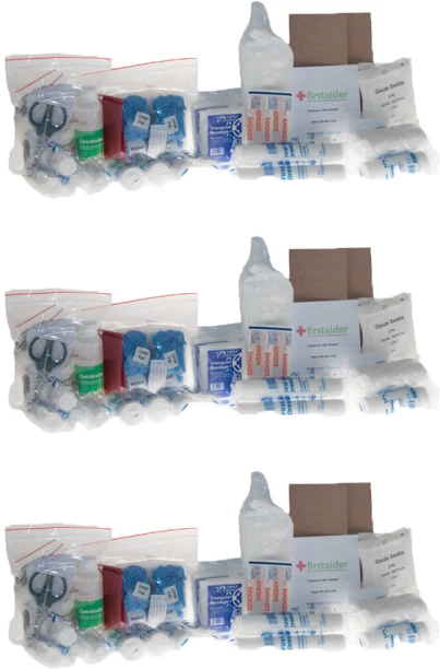Burnshield (X3) Office Regulation 3 Refill Large (5-50 Persons) First Aid Kit