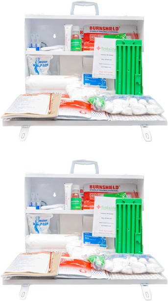 Firstaider (X2) Office Regulation 3 (In Metal Box) First Aid Kit