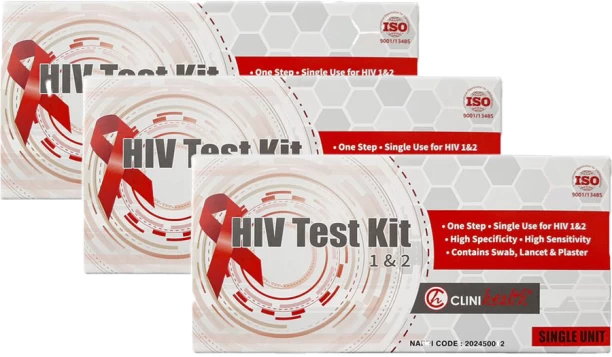 The Aid Guy HIV Self-Test Kit (3 Pack)– Know Your Status Fast First Aid Kit