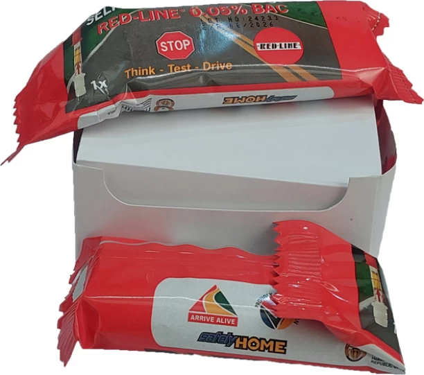 Firstaider Disposable Alcohol Tester/Breathalyzer 5 pack First Aid Kit