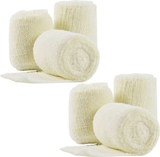 Firstaider Crepe Bandage - 75mm Combo x 6 rolls First Aid Tape