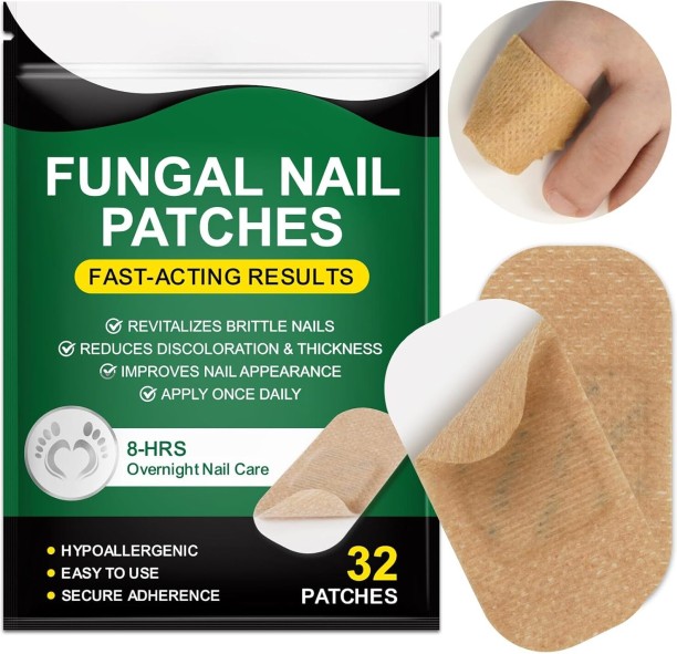 Spark Fungal Nail Patches,Fungal Nail Renewal Patches-32 Patches First Aid Tape