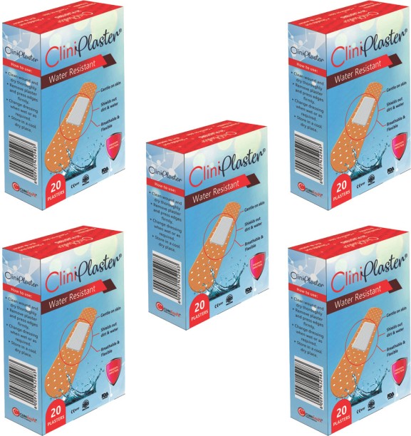 Firstaider (X5) Plasters (20s) First Aid Tape