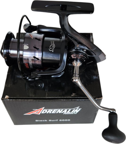 Adrenalin Black Surf 8000 Front Right & Left Spin Fishing Reel