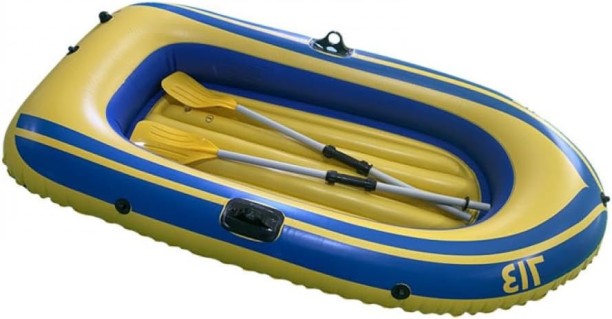 Generic Inflatable Boat Thick Wear-Resistant Fishing Boat Fast Travel Canoe No Right & Left Baitcast Fishing Reel