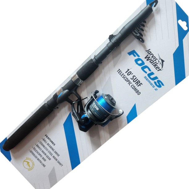 Jarvis Walker Focus Telescopic 10" black Fishing Rod