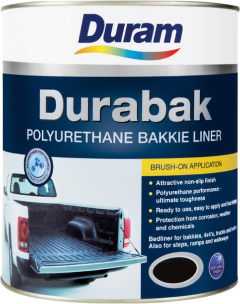 Duram Durabak Brushon Polyurathane Bakkieliner Latex Floor Coating Paint