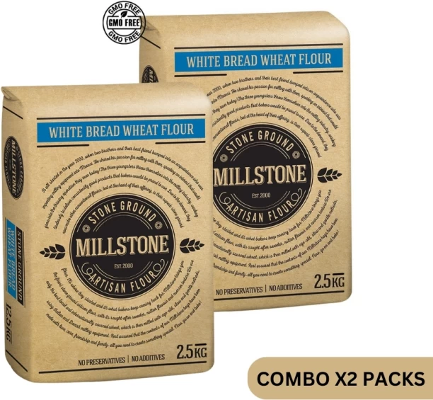 Millstone Artisan Flour (Combo Pack) Stoneground White  Bread Flour