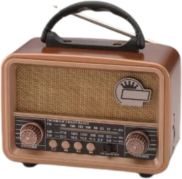 Generic Vintage FM Bluetooth Speaker USB SD FM Radio