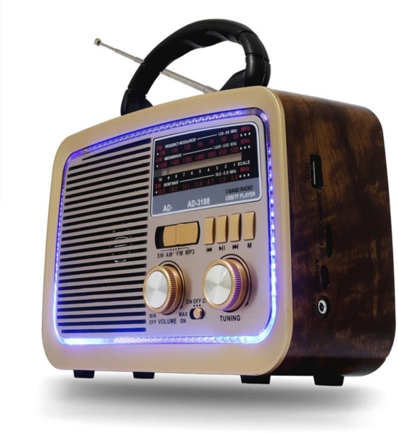 Goods for all FM AM SW 3 Band Portable Radio Wooden Radio Am Fm FM Radio